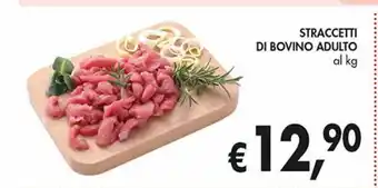 Supermercato Coal Straccetti di bovino adulto al kg offerta