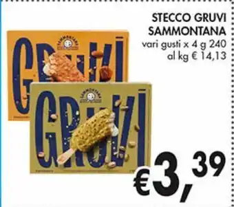 Stecchi gruvi sammontana vari gusti x4 g 240