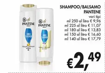 Shampoo/balsamo pantene vari tipi