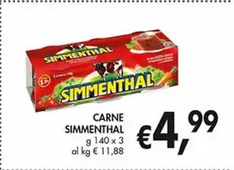 Supermercato Coal Carne simmenthal g 140x3 offerta