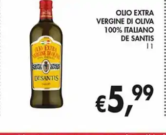 Supermercato Coal Olio extra vergine di oliva desantis 100% italiano 1 l offerta