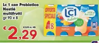 Lc 1 con probiotico nestlè multifrutti gr 90x8