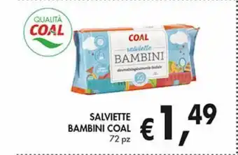 Salviette bambini coal 72 pz