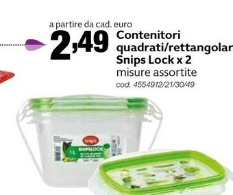 Snips Contenitori per alimenti