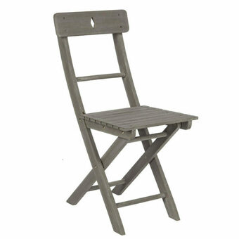 Mondo Brico Sedia Balcony 38x54x85h Grigia offerta