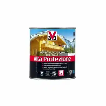 Mondo Brico 0,75 Lt Protettivo Per Legno Completo A Solvente Noce Medio offerta