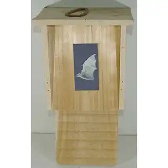 Mondo Brico Casa Dei Pipistrelli In Legno 18,5x14x H 35 Res. offerta