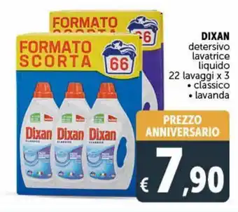 Detersivo lavatrice liquio dixan