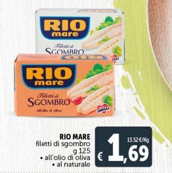 Deco Superstore Filetti di sgombro rio mare offerta