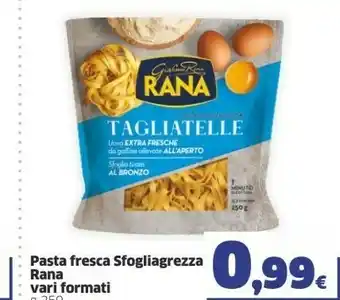 Ok Sigma Rana Pasta all'uovo offerta