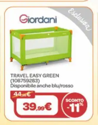 Bimbo Store Lettino easy green offerta
