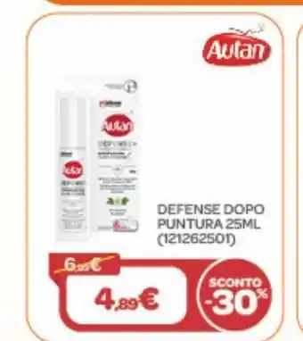Bimbo Store Autan defense dopopuntura 25ml offerta