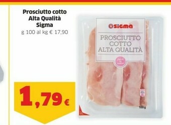Ok Sigma Prosciutto cotto offerta