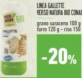 Conad Margherita Natura bio Gallette di mais offerta