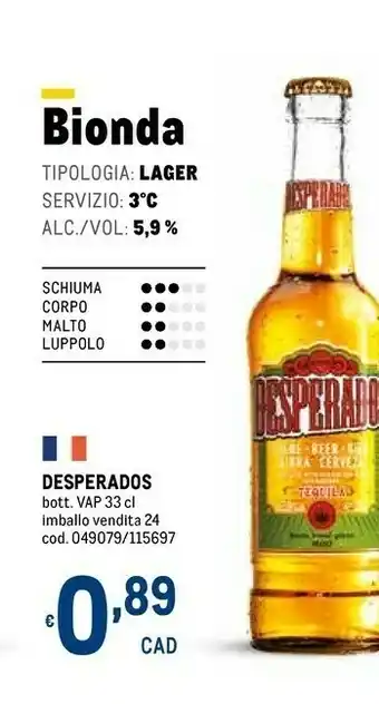 Desperados Birra