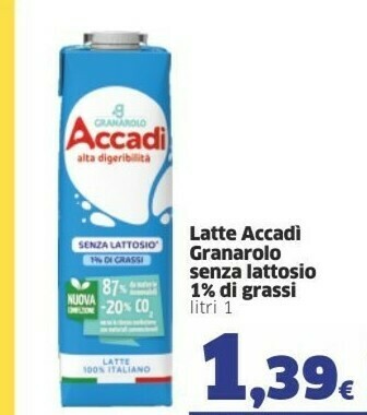 Accadì Latte Granarolo