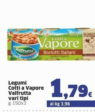 Sigma Valfrutta Legumi offerta