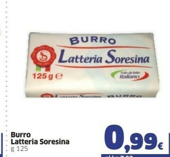 Sigma Latteria Soresina Burro offerta