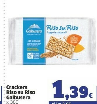 Sigma Galbusera Crackers offerta
