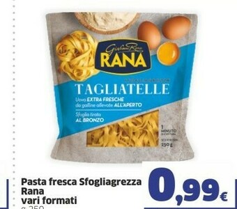 Sigma Rana Pasta all'uovo offerta