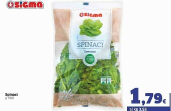 Sigma Spinaci offerta