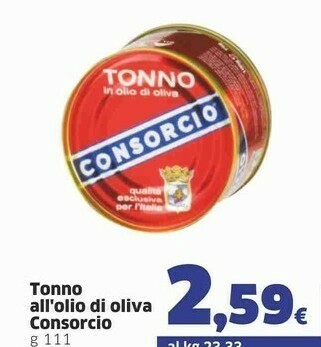 Sigma Consorcio Tonno offerta