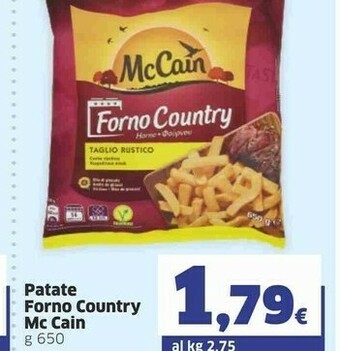Sigma Mccain Patate Forno Country offerta