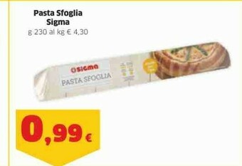 Sigma Pasta sfoglia offerta