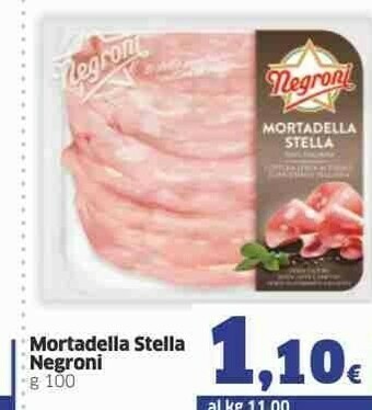 Sigma Negroni Mortadella Stella offerta