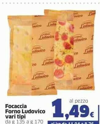 Sigma Focaccia offerta