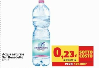 Sigma San Benedetto Acqua Naturale offerta
