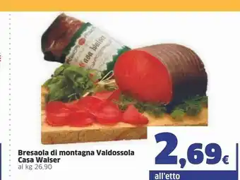 Casa Waiser Bresaola Di Montagna Valdossola