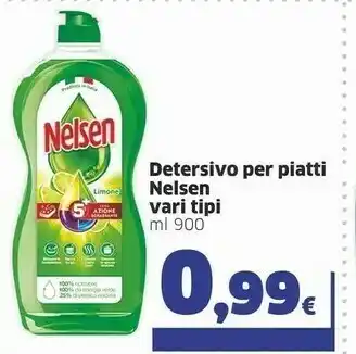 Sigma Nelsen Detersivo Per Piatti Limone offerta