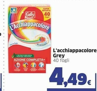 Grey L'acchiappacolore 40 Fogli