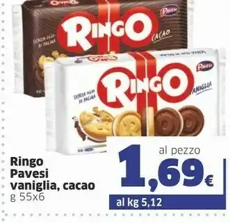 Sigma Pavesi Ringo Cacao offerta
