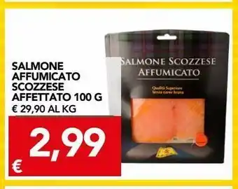 Salmone affumicato scozzese affettato 100 g