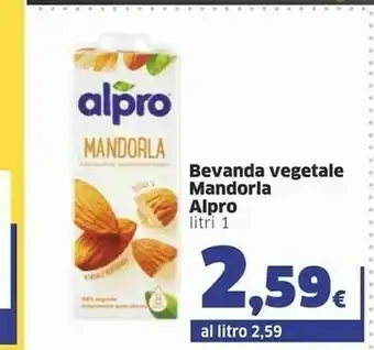 Sigma Alpro Bevanda Vegetale Mandorla offerta