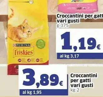 Sigma Purina Friskies Croccantini Per Gatti Pollo offerta