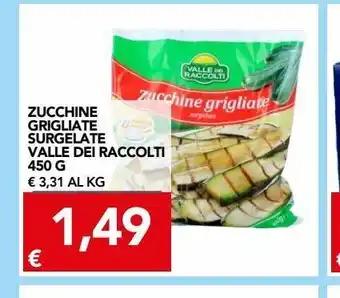 Zucchine grigliate valle dei raccolti