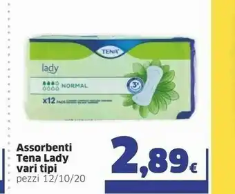 Sigma Tena Lady Normal, 3 Su 9 Gocce, 12 Pz offerta