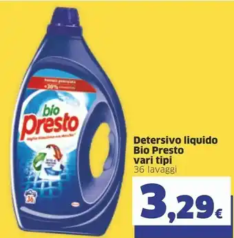 Sigma Presto Detersivo Liquido offerta