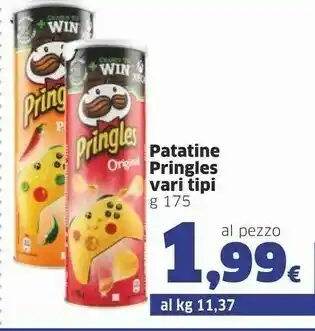 Sigma Pringles Patatine Original offerta