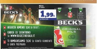 Sigma Becks Birra offerta
