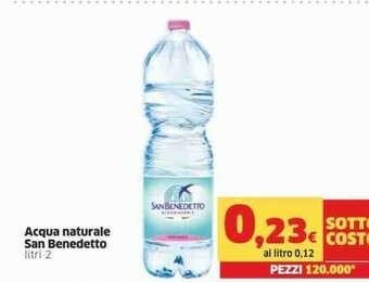 Sigma San Benedetto Acqua offerta