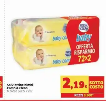 Sigma Fresh & Clean Salviettine offerta