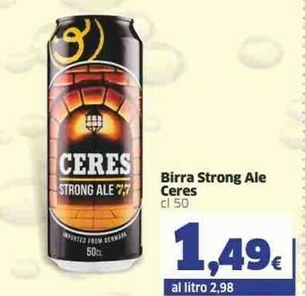 Sigma Ceres Birra offerta