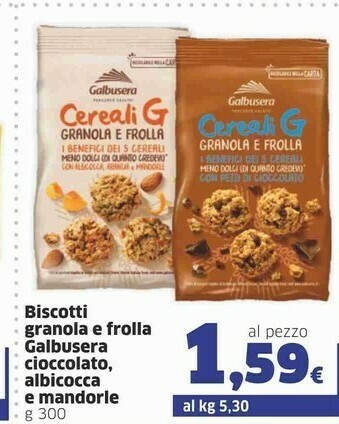 Sigma Galbusera Frollini offerta
