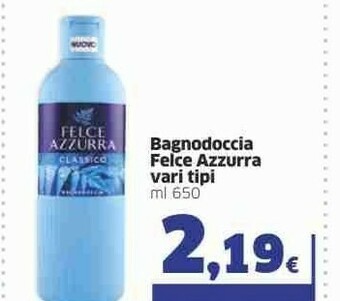 Sigma Felce Azzurra Bagnoschiuma offerta