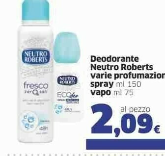 Sigma Neutro Roberts Deodorante offerta