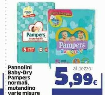 Sigma Pampers Baby Dry offerta
